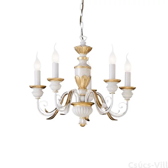 Ideal Lux- FIRENZE BIANCO ANTICO SP5 klasszikus csillár