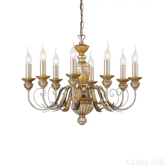 Ideal Lux- FIRENZE ORO ANTICO SP8 klasszikus csillár