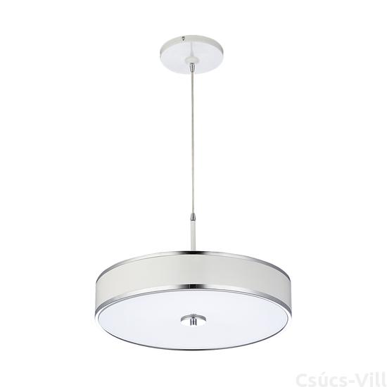 JAZZ - Jupiter - függeszték lámpa 3xE14/11W/230V - fehér; króm