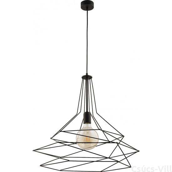 ORO - Jupiter - ArtDeco Függeszték lámpa - fekete - 1xE27 / 60W, ~ 230V