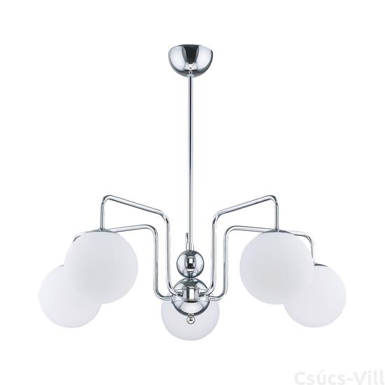 GOJA - Jupiter - függeszték lámpa 5xE14/40W/230V - króm; fehér