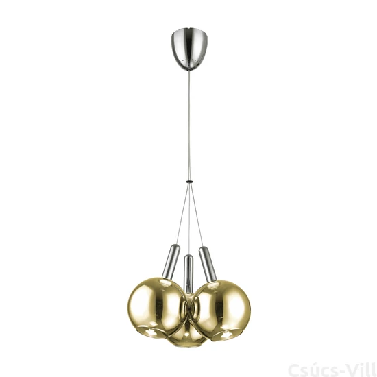 Klausen ArtDeco Függeszték BALLS SP3 arany