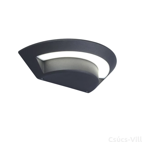 Ghost small oval kültéri LED fali lámpa 1 light dark grey
