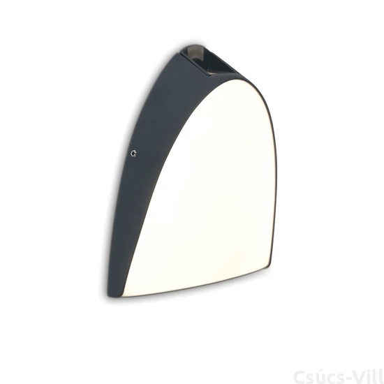 Apollo kültéri LED fali lámpa 1 light dark grey
