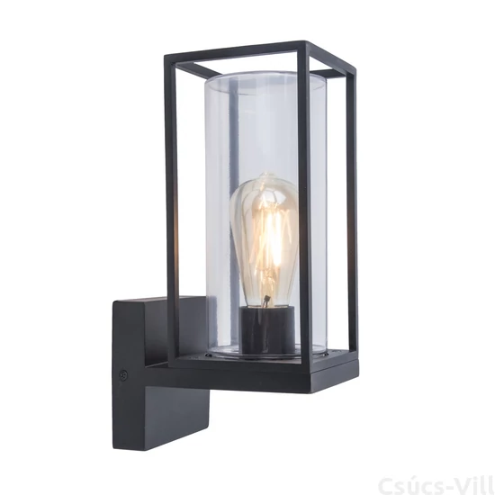 Flair kültéri E27 fali lámpa 1 light black