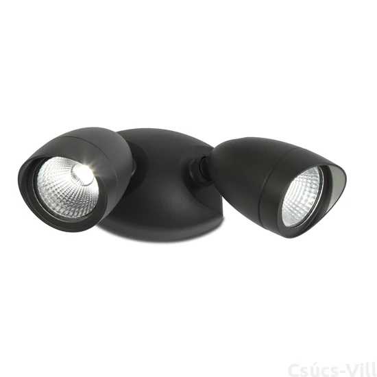 Shrimp new shape kültéri LED fali lámpa 2 light black