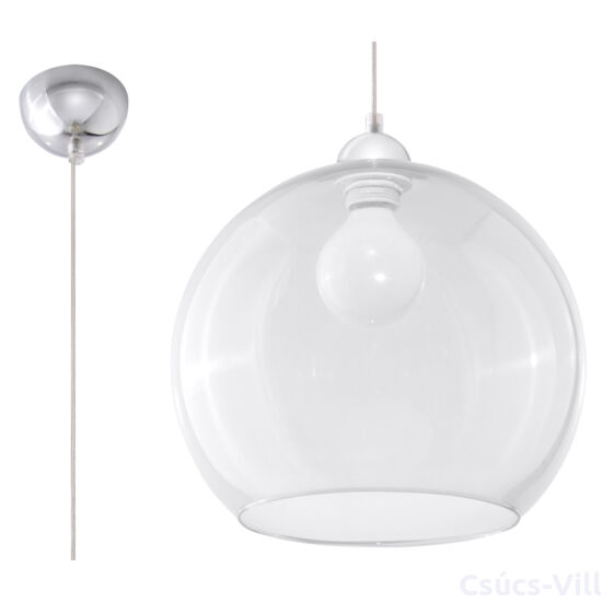 Sollux - Függeszték lámpa - BALL transparent