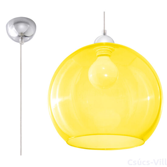 Sollux - Függeszték lámpa - BALL sárga