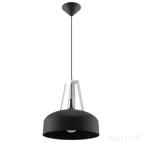 Sollux - Függeszték lámpa - CASCO Fekete/Fehér