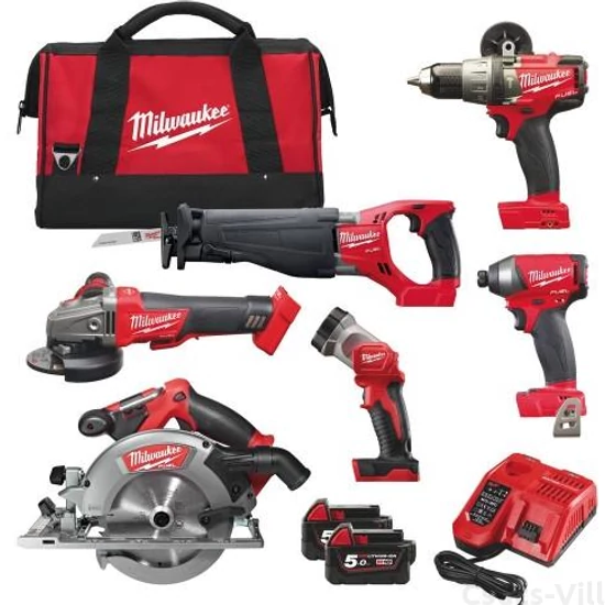 Milwaukee szerszámgép-erőcsomag szett-M-18 FPP6A-502B
