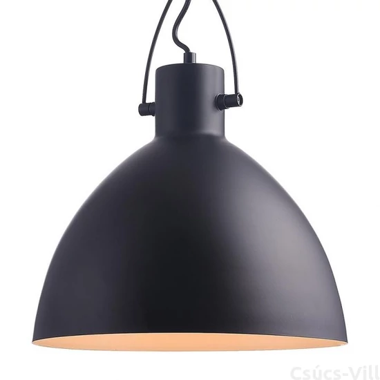 Andros függeszték 1xe27/40w ø30cm ↕119cm matt fekete-fehér