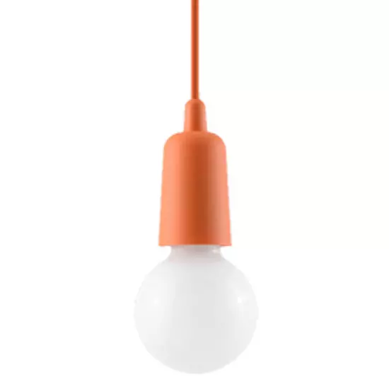 Sollux - Függeszték lámpa - DIEGO 1 narancs