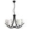 LONDYN Csillár 6X60W E27 fekete - Candellux