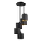 LONG függeszték 5-ös TALERZ 5X40W E14  fekete - Candellux