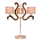 AMBROSIA 3 Asztali lámpa 3X40W E14 18,4W LED Réz - Candellux
