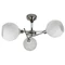 RAUL Függeszték 3 3X40W E14 Króm Shade Fehér - Candellux
