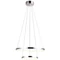Candellux-Króm LED LUNE fügeszték lámpa, 40W 4000K-króm