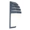Lutec - City Kültéri Fali Lámpa 1 Light E27 Dark Grey Opal Diffusor