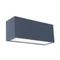 Lutec- Gemini Square Large Kültéri Led Fali Lámpa Up &amp; Down 1 Light Dark Grey