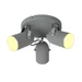 Szürke Mennyezeti 3X40W E14 Szürke