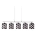 Candellux-ROYAL függesztett lámpa 5x40W-króm
