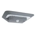 Ghost solar LED fali lámpa 1 LIGHT Napelemes, mozgásérzékelős silver grey