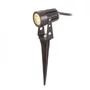 Kép 1/5 - GUN leszúrható spot lámpa fekete  230V LED 3x1W 30° IP65  3000K