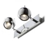 Kép 1/5 - GLOSSY II króm - dupla állítható fali lámpa - 230V LED GU10 2x8W
