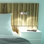 Kép 2/5 - GLOSSY II króm - dupla állítható fali lámpa - 230V LED GU10 2x8W
