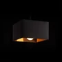 Kép 4/5 - TEMPO 30/19 lámpabúra  Polycotton fekete/réz fólia  max. 23W