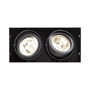 Kép 2/5 - ELECTRA II fekete - süllyeszthető - 12V G53 2x50W