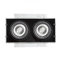 Kép 4/5 - ELECTRA II fekete - süllyeszthető - 12V G53 2x50W