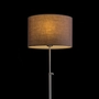 Kép 4/5 - EDIKA asztali lámpa barna matt nikkel 230V E27 42W