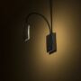 Kép 2/5 - FRISCO W fali lámpa fekete  230V LED 4.2W 120°  3000K