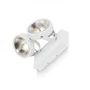 Kép 2/5 - KELLY LED II DIMM fali lámpa fehér  230V LED 2x12W 24°  3000K