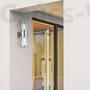 Kép 4/4 - Atlanta kültéri lámpa fali E27 2x60W, inox IP44