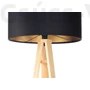 Kép 3/4 - BPS Glamour Henger Álló Lámpa - Fekete/Arany - 50 cm