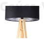 Kép 3/4 - BPS Glamour Henger Álló Lámpa - Fekete/Ezüst - 50 cm