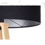 Kép 4/4 - BPS Glamour Henger Álló Lámpa - Fekete/Ezüst - 50 cm