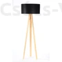Kép 4/4 - BPS Glamour Henger Álló Lámpa - Fekete/Réz - 50cm