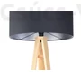 Kép 3/4 - BPS Glamour Henger Álló Lámpa - Fekete/Ezüst - 50 cm