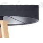 Kép 4/4 - BPS Glamour Henger Álló Lámpa - Fekete/Ezüst - 50 cm