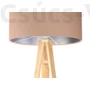 Kép 3/4 - BPS Glamour Henger Álló Lámpa - Barna/Ezüst - 50 cm