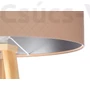 Kép 4/4 - BPS Glamour Henger Álló Lámpa - Barna/Ezüst - 50 cm