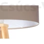 Kép 4/4 - BPS Glamour Henger Álló Lámpa - Barna/Szürke - 50 cm