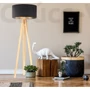 Kép 2/4 - BPS Glamour Henger Álló Lámpa - Fekete/Arany - 50 cm