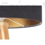 Kép 4/4 - BPS Glamour Henger Álló Lámpa - Fekete/Arany - 50 cm