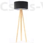 Kép 1/4 - BPS Glamour Henger Álló Lámpa - Fekete/Ezüst - 50 cm
