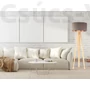 Kép 2/4 - BPS Glamour Henger Álló Lámpa - Barna/Réz - 50 cm