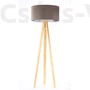 Kép 1/4 - BPS Glamour Henger Álló Lámpa - Barna/Ezüst - 50 cm